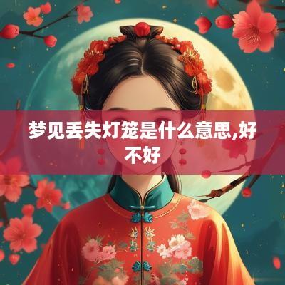 梦见丢失灯笼是什么意思,好不好
