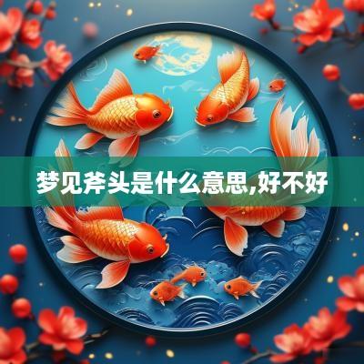 梦见斧头是什么意思,好不好