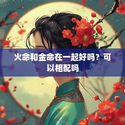 火命和金命在一起好吗？可以相配吗