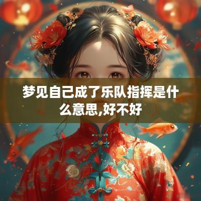 梦见自己成了乐队指挥是什么意思,好不好