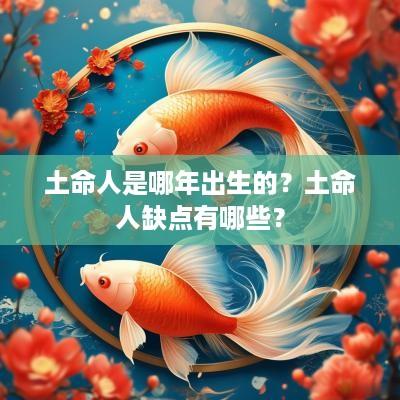 土命人是哪年出生的？土命人缺点有哪些？