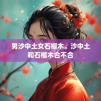 男沙中土女石榴木。沙中土和石榴木合不合