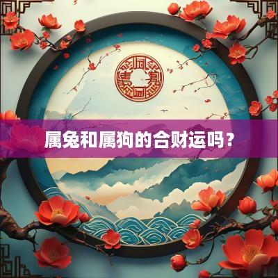 属兔和属狗的合财运吗？