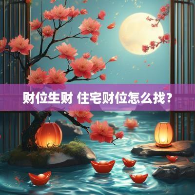 财位生财 住宅财位怎么找？
