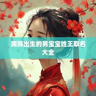 属猴出生的男宝宝姓王取名大全