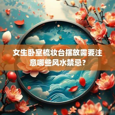 女生卧室梳妆台摆放需要注意哪些风水禁忌？