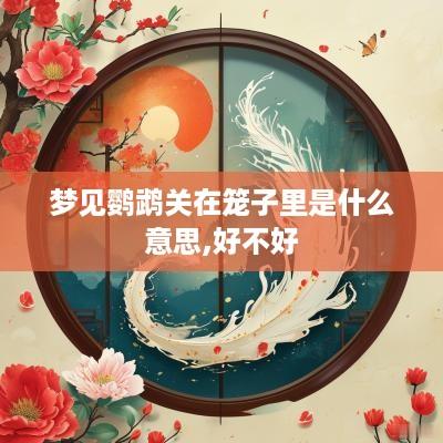 梦见鹦鹉关在笼子里是什么意思,好不好