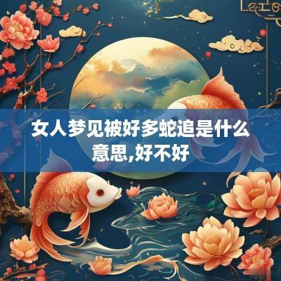女人梦见被好多蛇追是什么意思,好不好