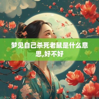梦见自己杀死老鼠是什么意思,好不好