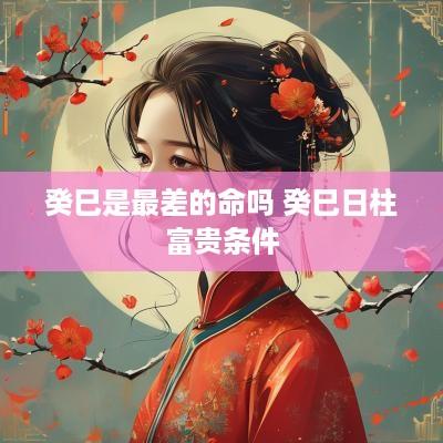 癸巳是最差的命吗 癸巳日柱富贵条件