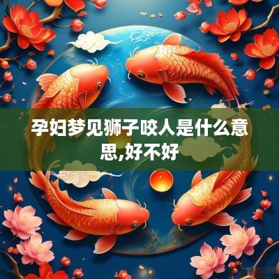 孕妇梦见狮子咬人是什么意思,好不好