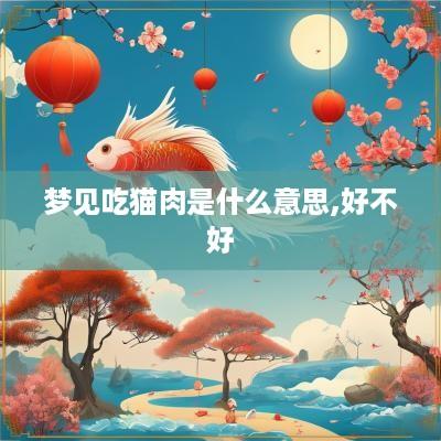 梦见吃猫肉是什么意思,好不好