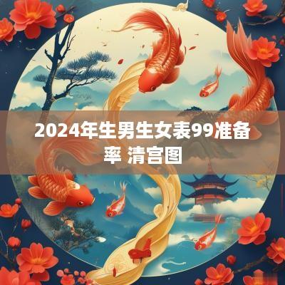 2025年生男生女表99准备率 清宫图