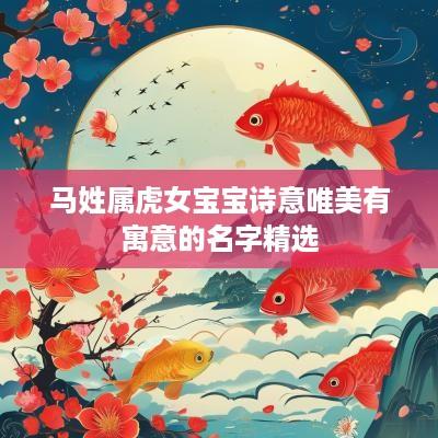 马姓属虎女宝宝诗意唯美有寓意的名字精选