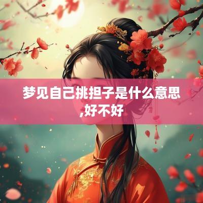 梦见自己挑担子是什么意思,好不好