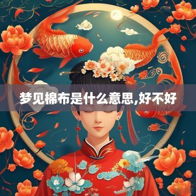 梦见棉布是什么意思,好不好
