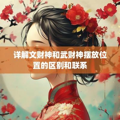 详解文财神和武财神摆放位置的区别和联系