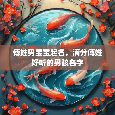 傅姓男宝宝起名，满分傅姓好听的男孩名字