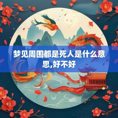 梦见周围都是死人是什么意思,好不好