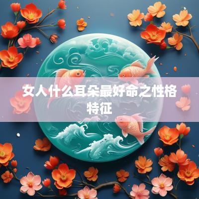 女人什么耳朵最好命之性格特征