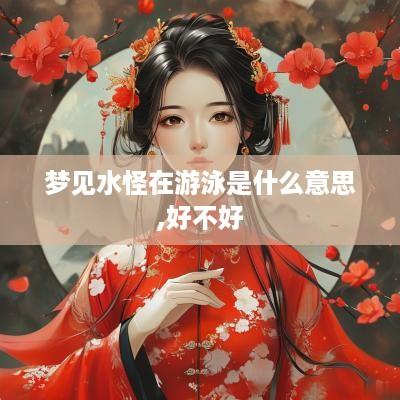 梦见水怪在游泳是什么意思,好不好