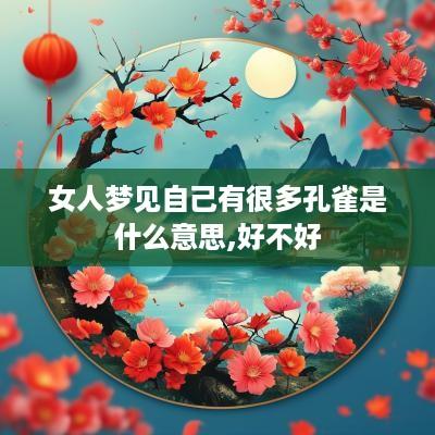 女人梦见自己有很多孔雀是什么意思,好不好