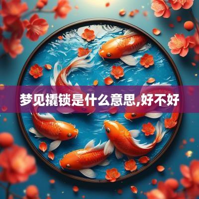 梦见撬锁是什么意思,好不好
