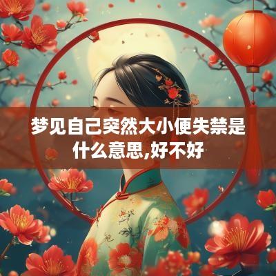 梦见自己突然大小便失禁是什么意思,好不好