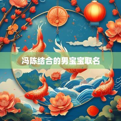 冯陈结合的男宝宝取名