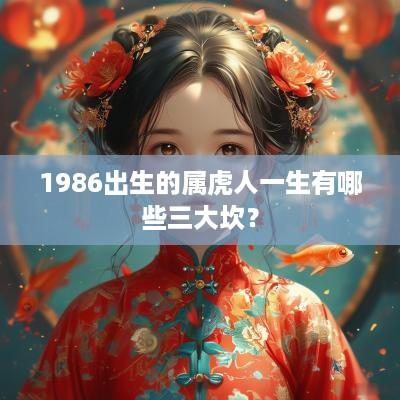 1986出生的属虎人一生有哪些三大坎？