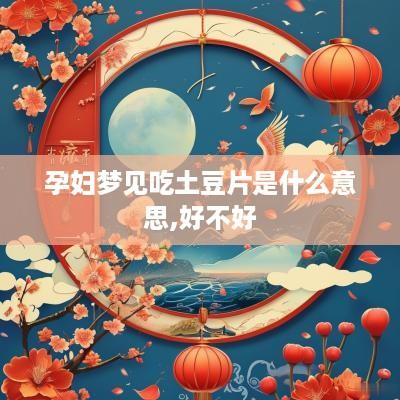 孕妇梦见吃土豆片是什么意思,好不好