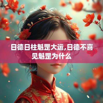 日德日柱魁罡大运,日德不喜见魁罡为什么