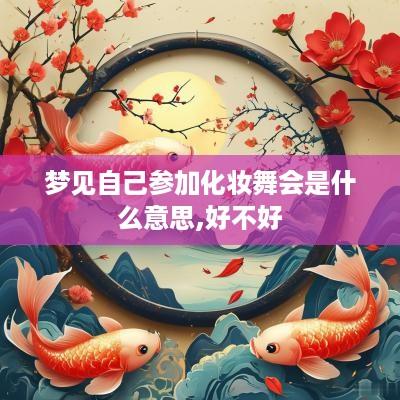 梦见自己参加化妆舞会是什么意思,好不好