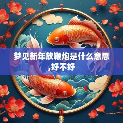 梦见新年放鞭炮是什么意思,好不好