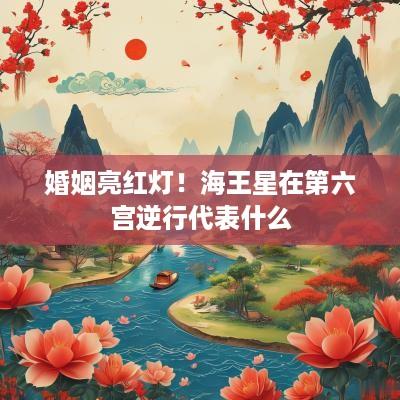 婚姻亮红灯！海王星在第六宫逆行代表什么