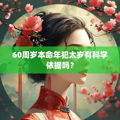 60周岁本命年犯太岁有科学依据吗？