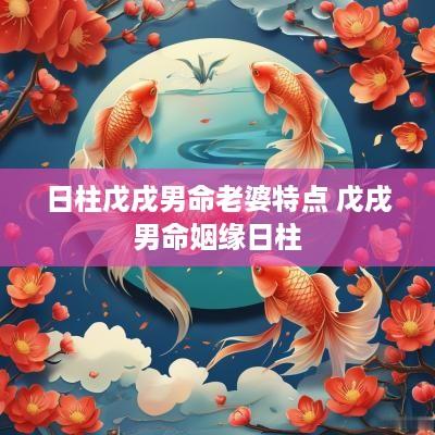日柱戊戌男命老婆特点 戊戌男命姻缘日柱