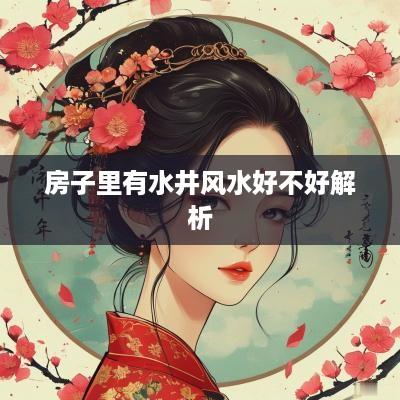 房子里有水井风水好不好解析