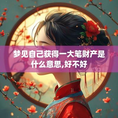 梦见自己获得一大笔财产是什么意思,好不好