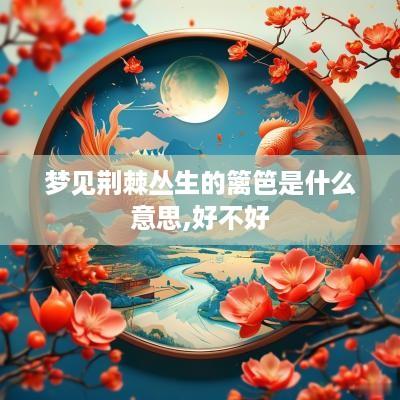 梦见荆棘丛生的篱笆是什么意思,好不好