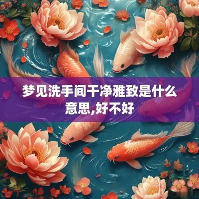 梦见洗手间干净雅致是什么意思,好不好