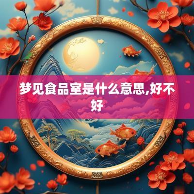 梦见食品室是什么意思,好不好