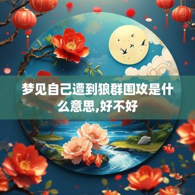 梦见自己遭到狼群围攻是什么意思,好不好
