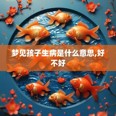 梦见孩子生病是什么意思,好不好