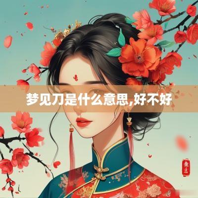 梦见刀是什么意思,好不好