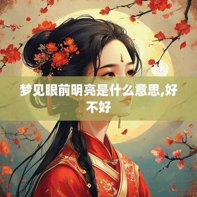 梦见眼前明亮是什么意思,好不好