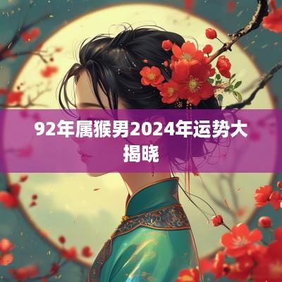 92年属猴男2025年运势大揭晓
