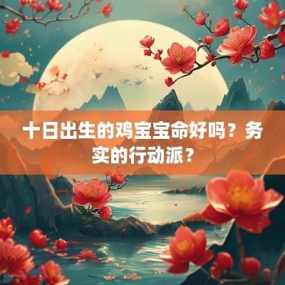 十日出生的鸡宝宝命好吗？务实的行动派？