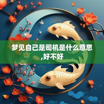 梦见自己是司机是什么意思,好不好
