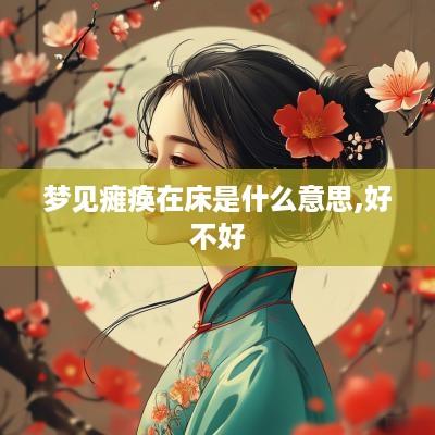 梦见瘫痪在床是什么意思,好不好